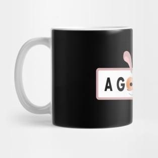 Every Bunny Loves A Good Egg (black ver.) Mug